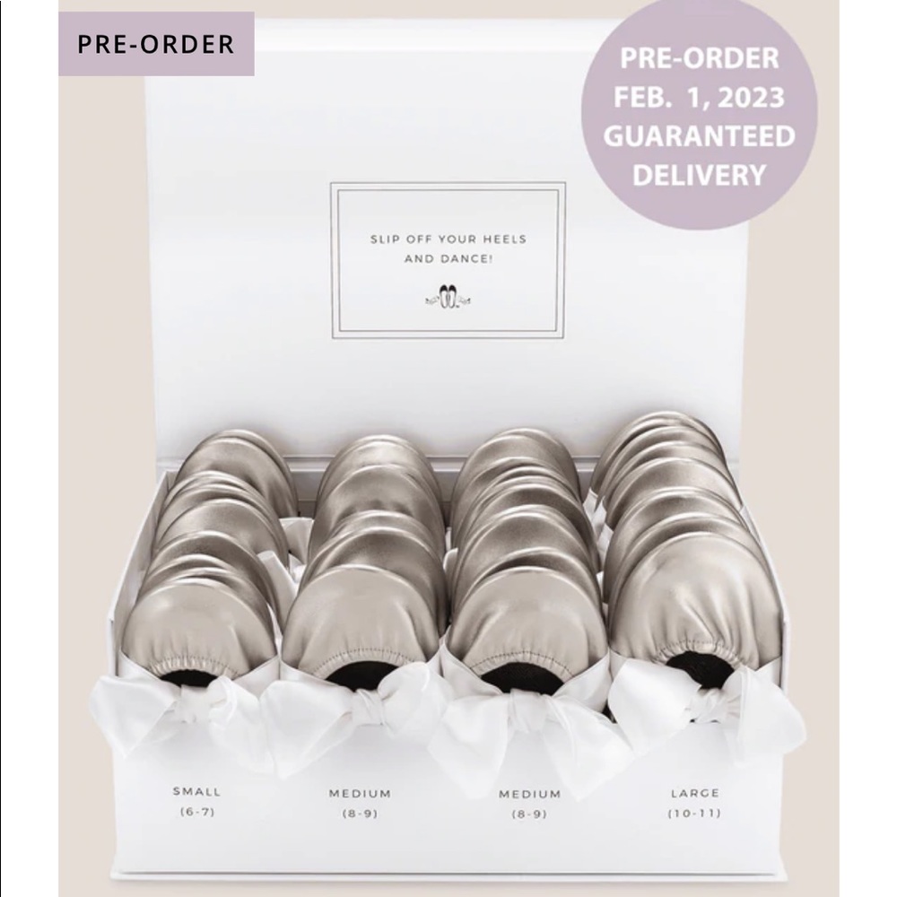 20 Silver Shoes - “Rescue Flats” - Original unopened box